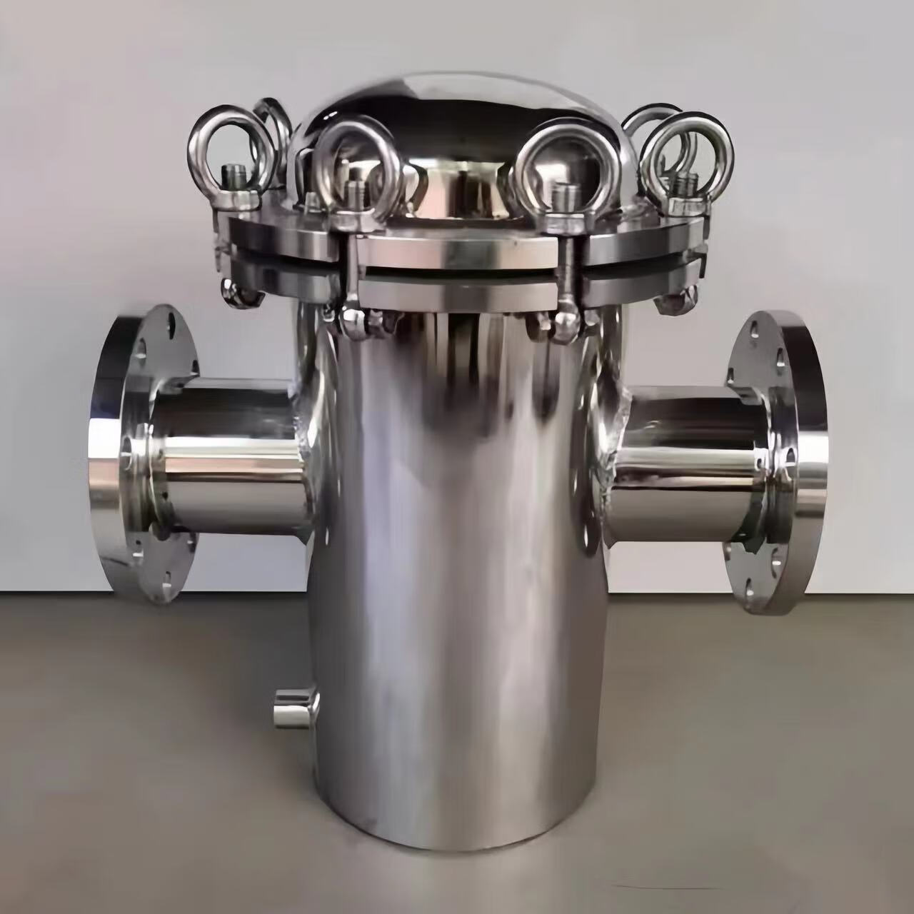 tlxt篮式过滤器快开直通式除污器天然气管道滤污器不锈钢提蓝式过滤器